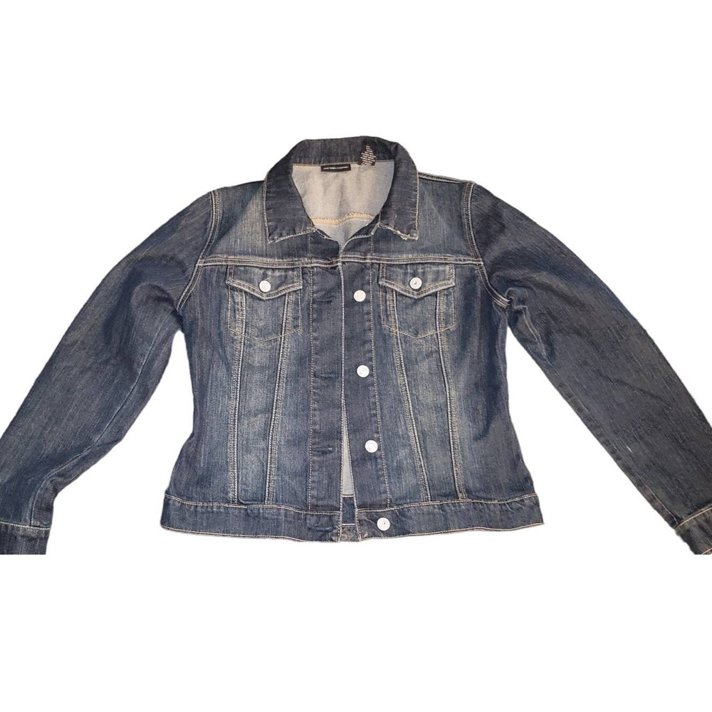 New York & Company Woman's Lightweight Denim Jacket Size Med